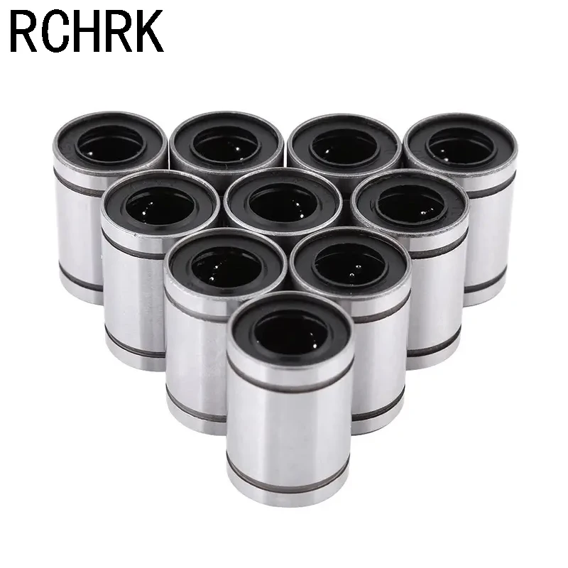 10pcs LM8 LM8UU LM3UU LM10UU LM16UU LM6UU LM12UU LM14UU Linear Bushing 8mm CNC Linear Bearings for Rods Rail Linear Shaft Parts