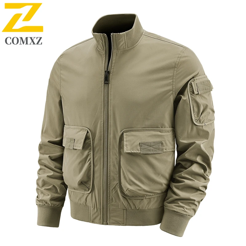 Mens Cotton Jacket Winter Fleece Lined Thickened Warm Jackets Outdoor Ready Adventure Mountain Camping Windproof Casual Parka