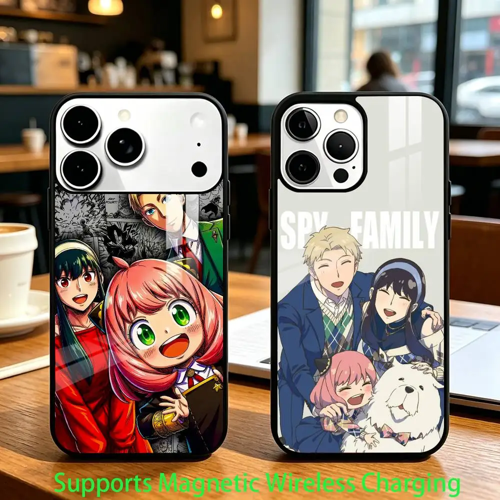 S-Spy x F-Family Phone Case For iPhone 18 17,16,15,14,13,12,Plus,Pro Allows magnetic wireless charging