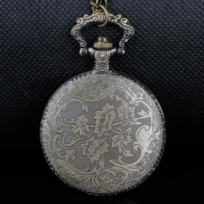 Antique Hollow Quartz Pocket Watch Necklace Accessories Watch Friends Family High Quality Clock Watch Fob