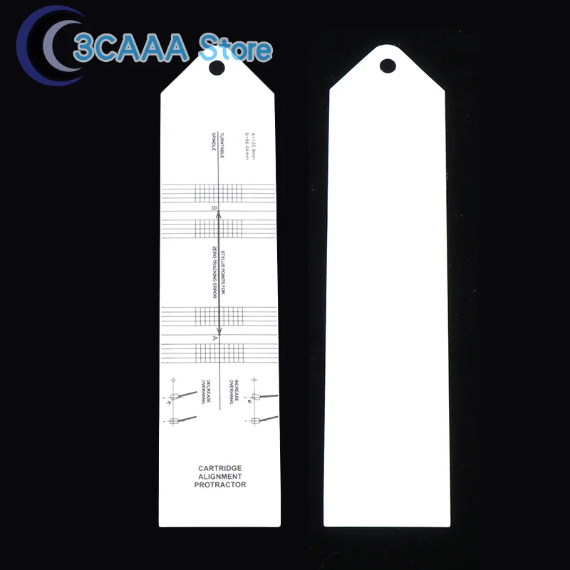 Turntable Phono Phonograph Pickup Cartridge Adjustment Ruler Calibration Gauge LP Stylus Alignment Protractor Tool