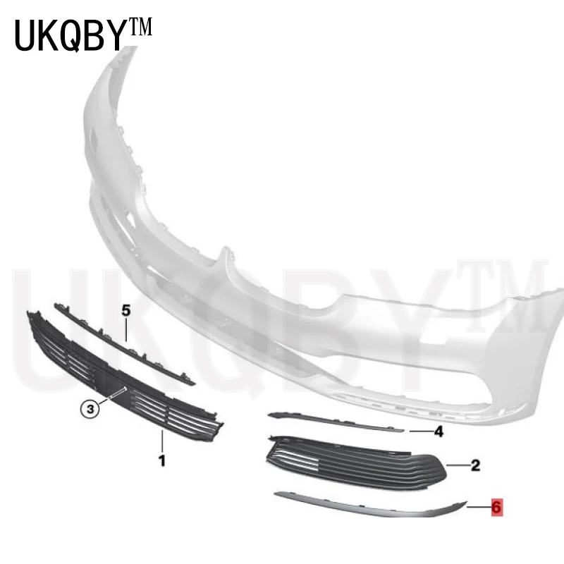 Lato inferiore sinistro della striscia protettiva 7system G11 G12 730d 740i 51117362695 51117362696