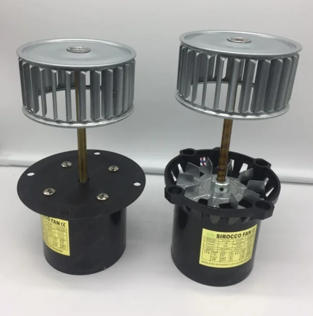 SY125L Reflow Oven Exhaust Fan Motor, High Temperature Resistant with Pure Copper Wire, Low Noise Long Shaft Replacement