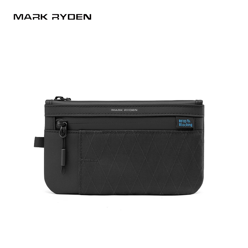 Mark Ryden Card Holder ID Case Clutch Bag RFID Anti-Skimming Multifunctional Portable Multi-Slot Wallet Phone Pouch
