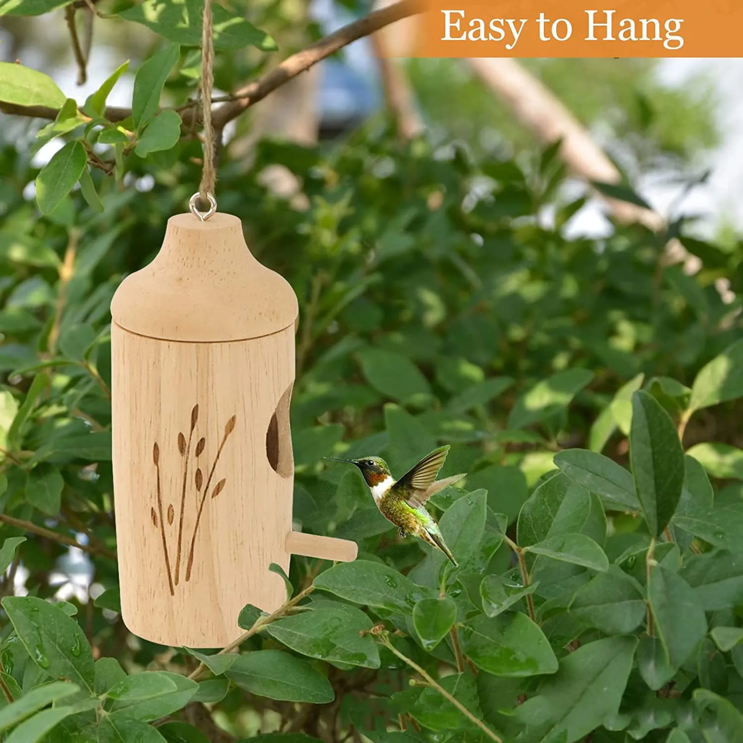 اليدوية خشبية الطنان منزل شاليه معلقة عش الطيور الصغيرة قفص لجميلة في الهواء الطلق فناء حديقة الديكور غرفة نوم الحيوانات الأليفة