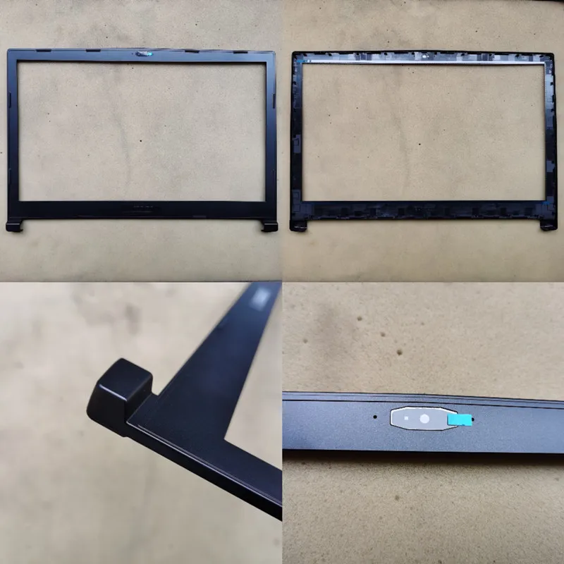 Imagem -03 - Tampa Traseira Lcd para Laptop Moldura Frontal Apoio de Palmeira Caixa Inferior Dobradiça Novo para Msi Gl73 Gp73 Ms17c1 17c5 17c7 17c6