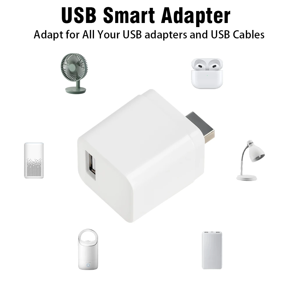 Tuya WiFi Smart Micro USB Adapter Switch Timer 5V WiFi Mini USB Power Adapter Współpracuje z Alexa Hey Google Alice dla Smart Home