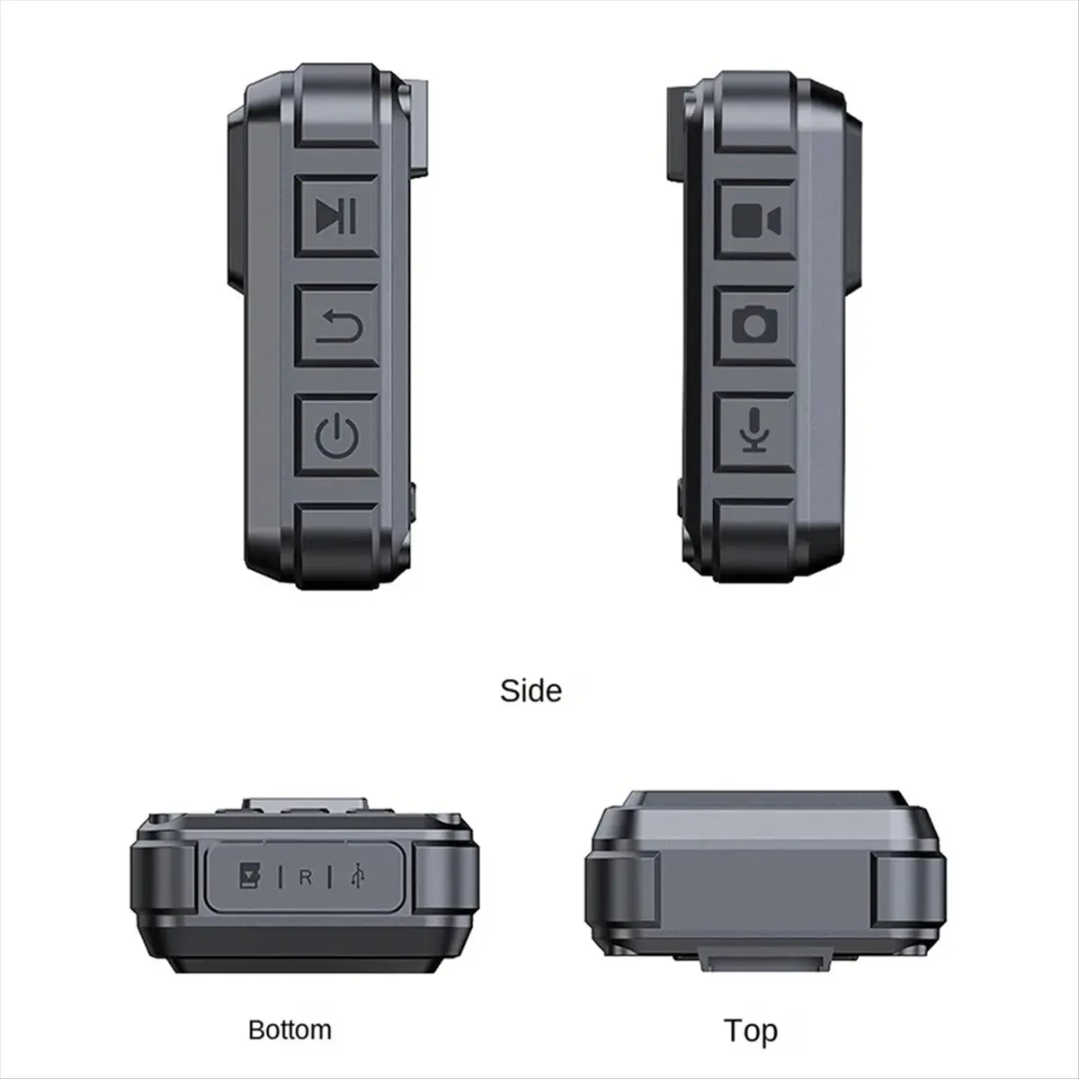 T64C! Wifi Hotspot HD 1080P Mini Camera Sports Camera Recorder Outdoor Law Enforcement Night Vision Video Recorder(A)