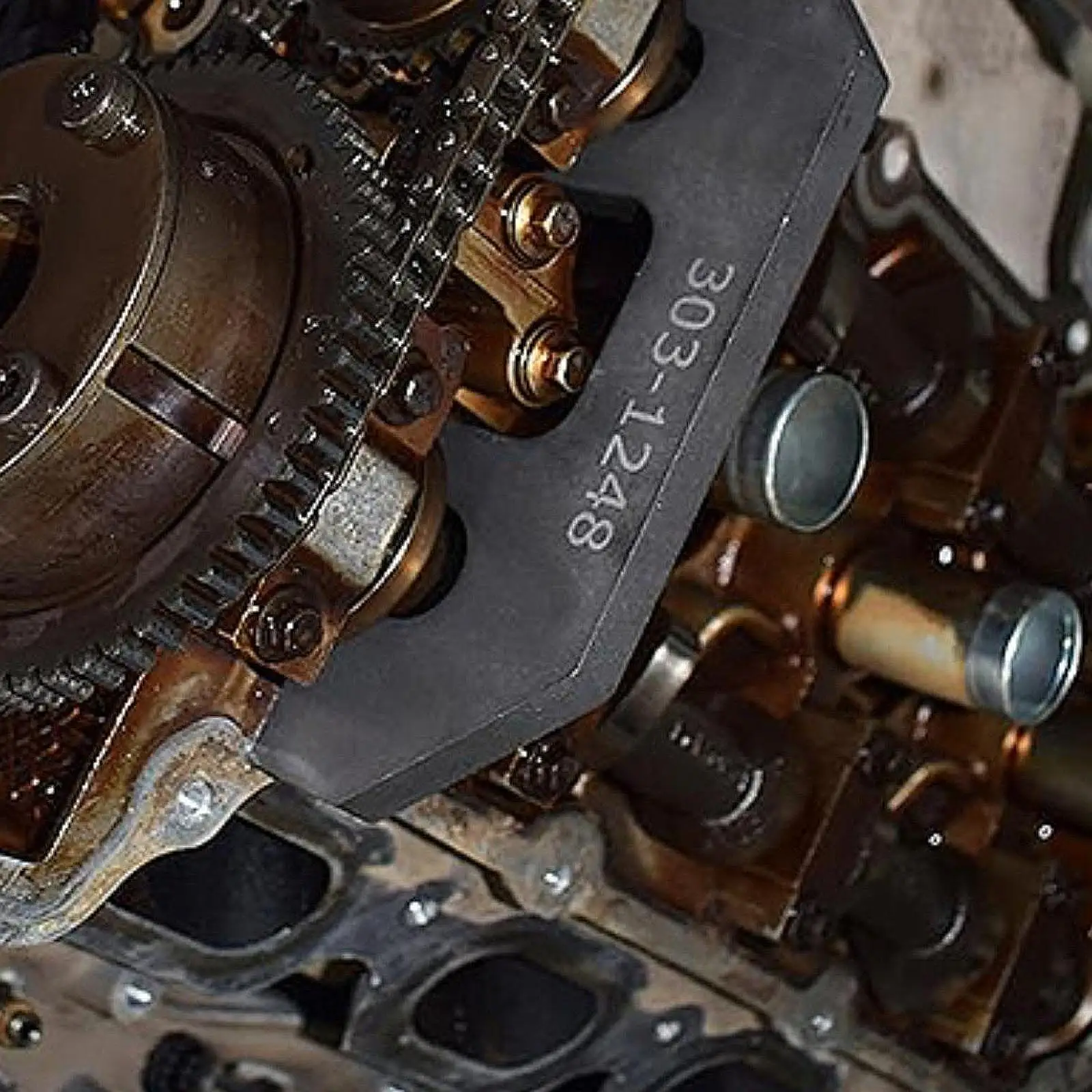 Kit de ferramentas de sincronização do motor, reparo de carros com caixa de armazenamento, ferramentas manuais de manutenção automática para interceptor policial flex fusion híbrido