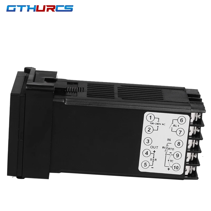 48*48mm Mutil-Input Economical Temperature Controller Universal Input Relay Output REX C100 with SSR output