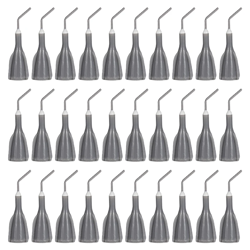 20Pcs Dental Delivery Tips Fluid Transfer Needle Flow Composite Resin Conveyor Flowable Tip Fits Filtek 20G