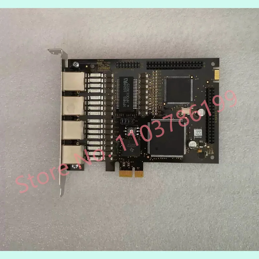 For Asterisk Digium Voice Card TE420 PCIe x1