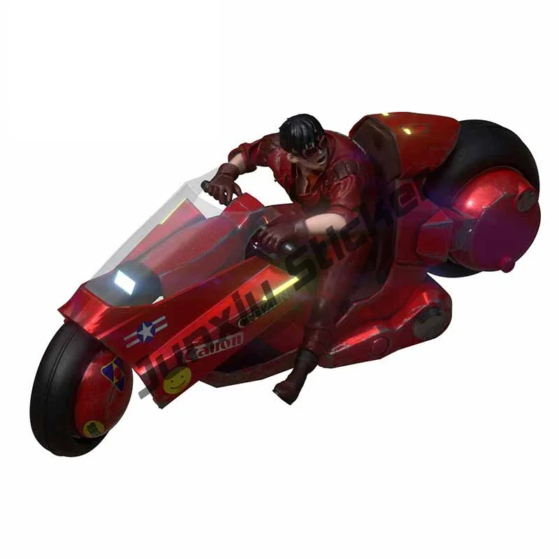 

Akira Junichiro Kanada Motorcycle Car Sticker Waterproof Laotop Decal Surfboard Cartoon Decoration Game Stickers