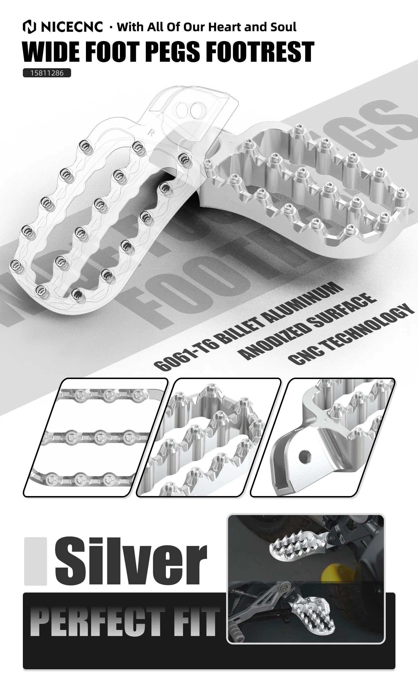 Für BMW R1250 GS / R1200 GS Bremspedalhebel Schalthebel Fußrasten für BMW R 1250GS 2019-2023 2022 R 1200GS 2013-2018 – Detail 30