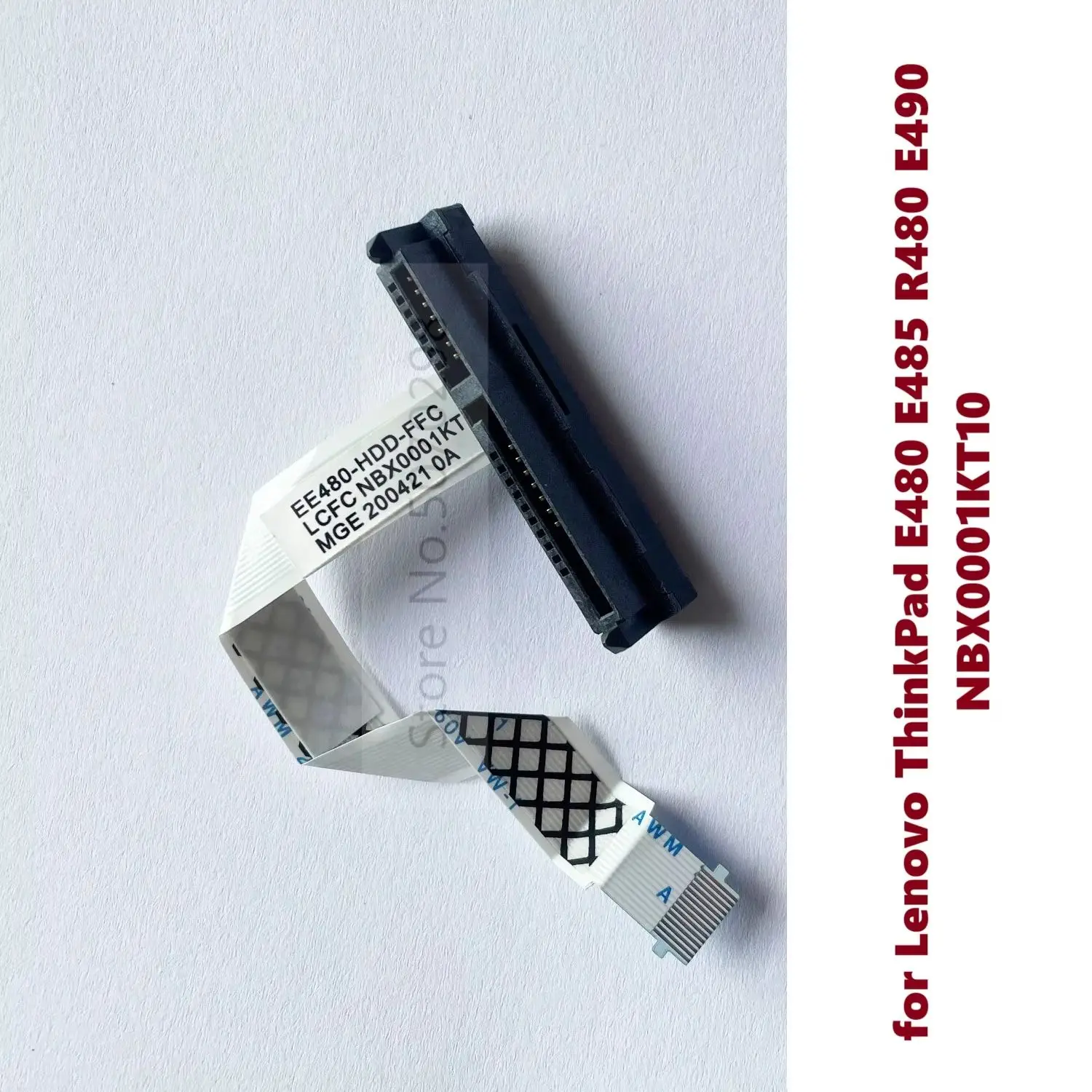 Replacement 2.5 Inch SATA HDD SSD Hard Drive Cable Connector Interposer For Lenovo ThinkPad E480 E485 R480 E490 NBX0001KT10