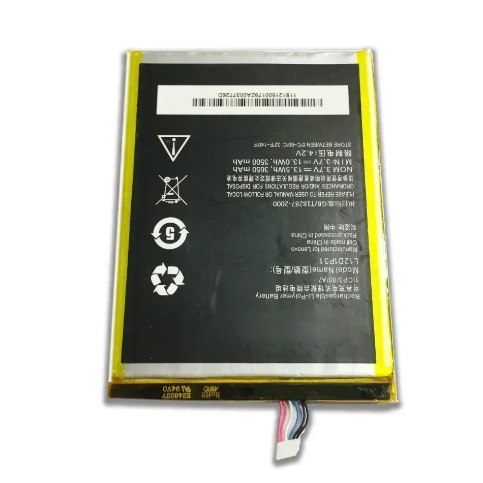 Replacement Battery For Lenovo IdeaTab, A1000, A1010, A5000, A3000, A3000-H, L12D1P31, L12T1P33, 3650mAh, Tracking Number