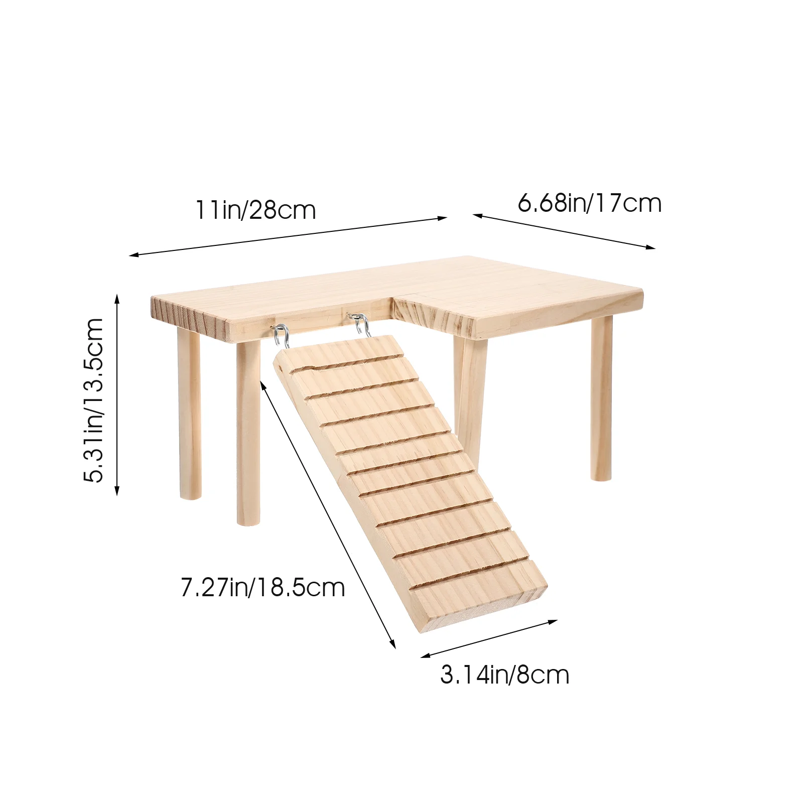 Hamster Landscaping Platform Rat Supplies Supply Aldut Toys Household Plaything Wooden Child