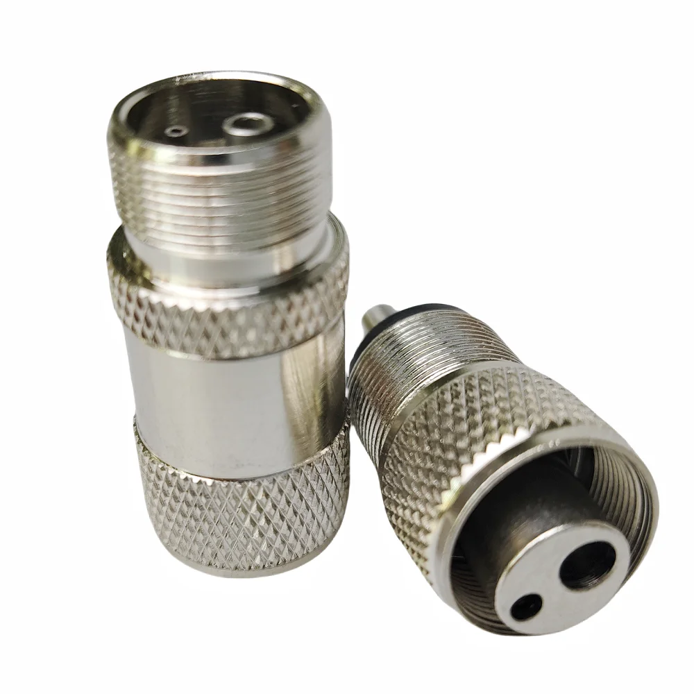 Dental Handpiece Adapter - 4 Hole to 2 Hole Connector for High-Speed Turbine Dental Product