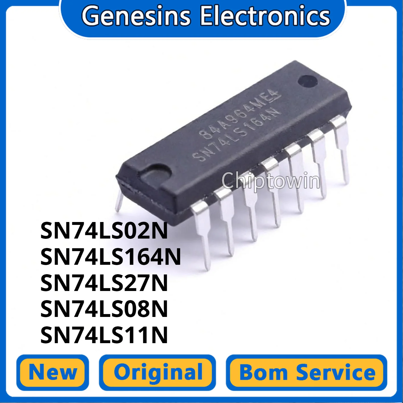 5/50/500 pcs SN74LS02N SN74LS164N SN74LS27N SN74LS08N SN74LS11N DIP-14 Logic IC W7