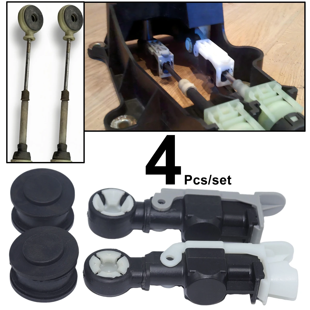 Gear Shift Cable Linkage End Round Rod Bushing Kit For Astra H A04 K B15 Insignia B Z18 Zafira A B T98 A05 Meriva A Vectra C