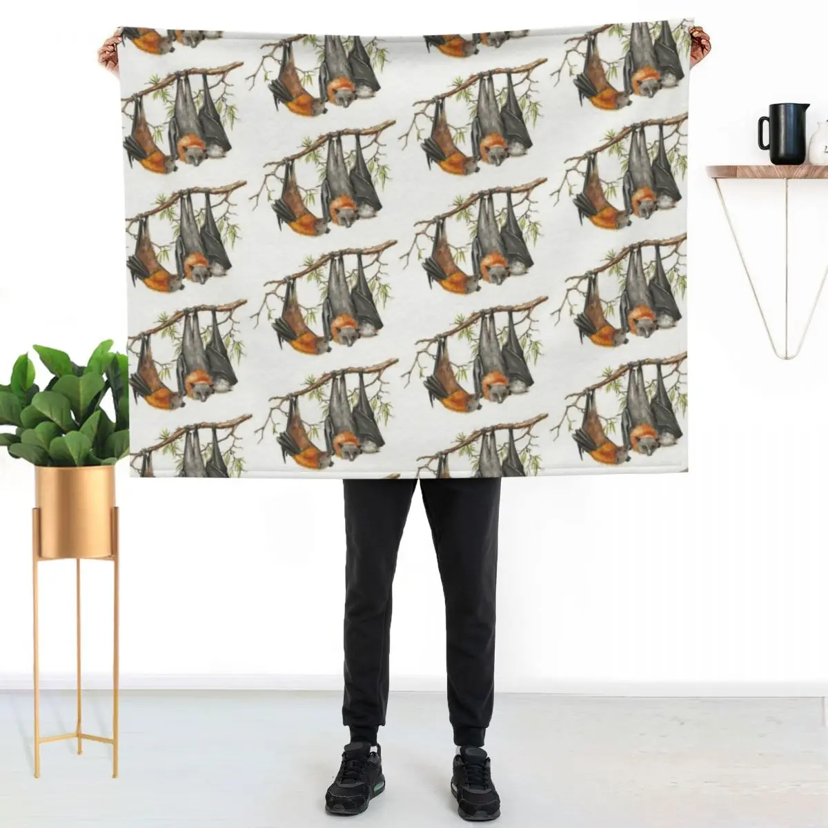 Australian Grey-headed Flying-fox Throw Blanket manga Blankets Sofas Of Decoration Soft Designers bed plaid Bed covers Blankets