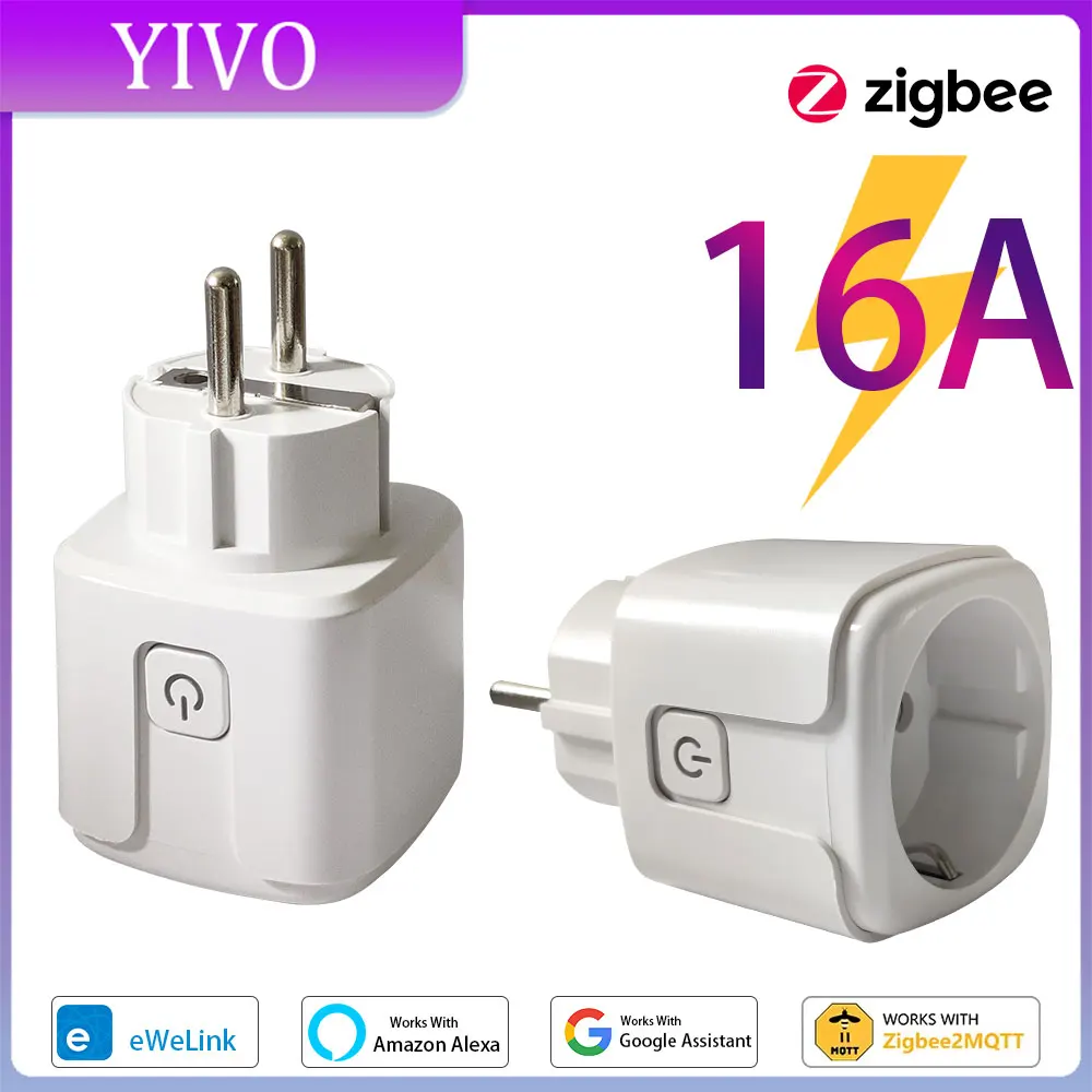 

Ewelink Smart Plug Zigbee3.0 Socket EU 16A Power Monitor Timing Function Voice Control Work With Alexa Google Home Yamdex