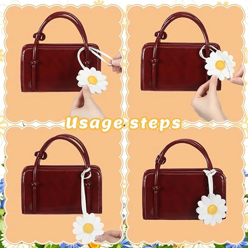 Leather Bag Purse Charms, Keychain Purse Charm Accessories for Women Handbags Tote Backpacks Wallet