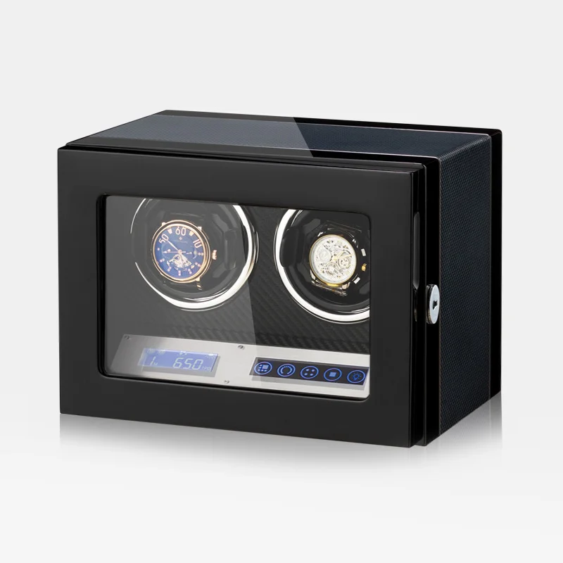 CCZIDONGH High Quality Japan Motor LED Watch Winder Wooden Gyro Watch Winder Security Safe Box Watch Winder