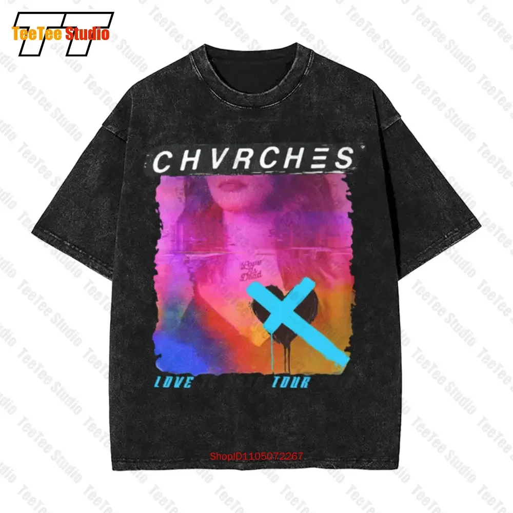 Chvrches Love Is Dead Indie Pop Music Band Vintage Oversized T-Shirt WGS2