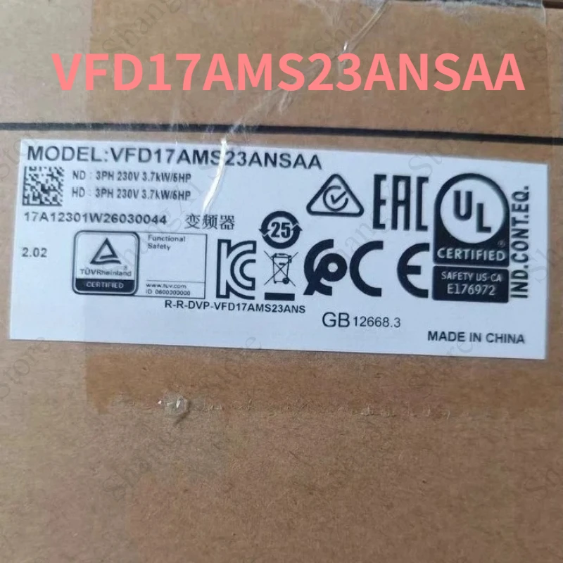 1PCS Brand New VFD17AMS23ANSAA Frequency Converter Fast Delivery
