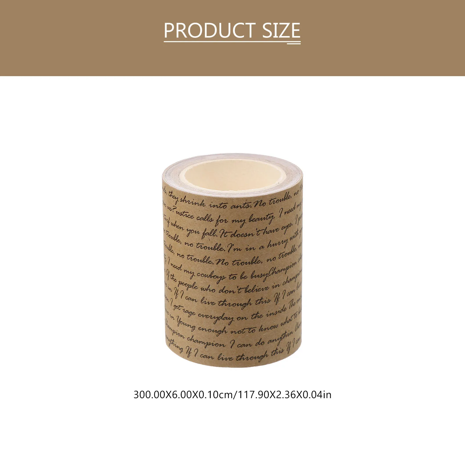 2 لفات كرافت ورقة الشريط خمر نمط الزخرفية لاصق Diy بها بنفسك سجل القصاصات أشرطة لمجلة دفتر القرطاسية لوازم الحرفية