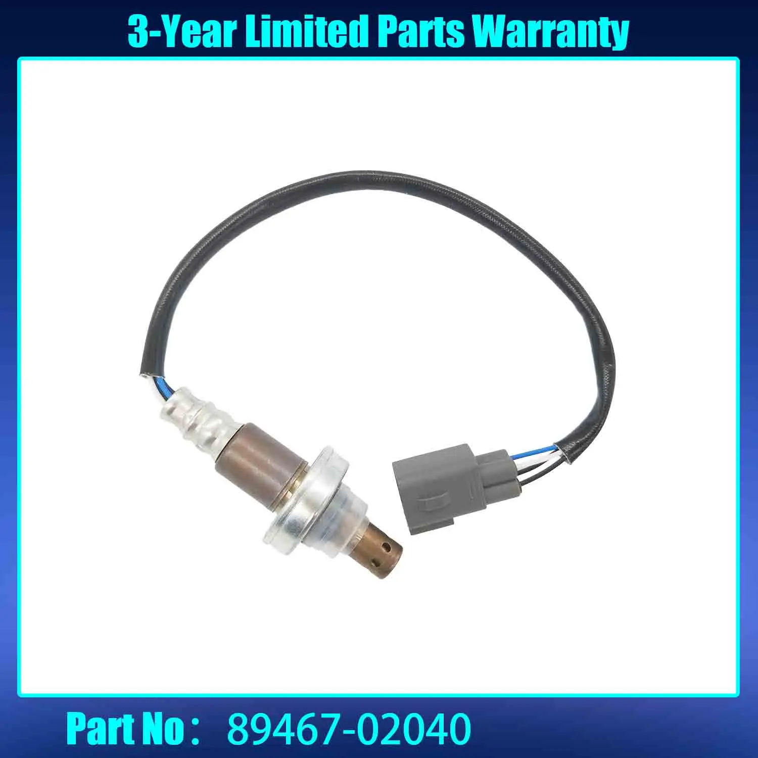 Датчик кислорода 02 89467-02040, датчик соотношения воздуха и топлива, совместимый с Toyota Yaris Corolla RAV4 89467-12030 8946704090 89467 02020 Датчик кислорода 02 89467-02040, датчик соотношения воздуха и топлива, совместимый с Toyota Yaris Corolla RAV4 89467-12030 8946704090 89467 02020