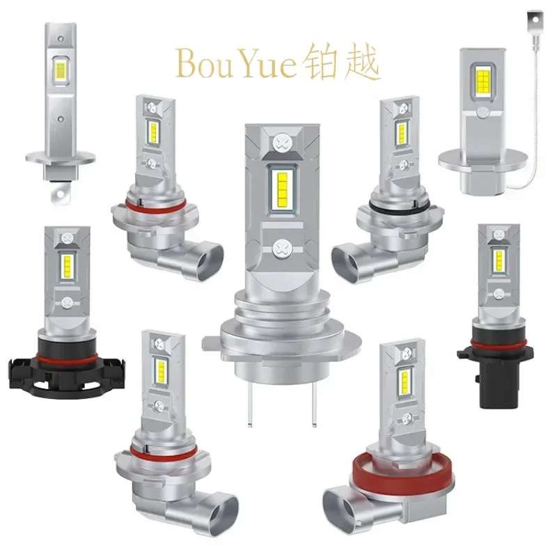 for H1 H7 H3 H11 P13W 9005 9006 LED Headlights 1:1 In-line Mini Auto Bulbs New Foreign Trade Automotive Lighting