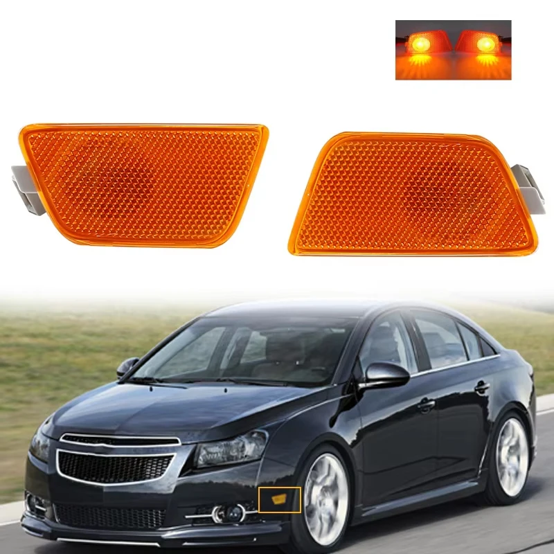Bumper Park Turn Signal Indicator Reflector Clearance Lamp For Chevrolet Cruze 2011-2015 Side Marker Light 42334144 42334145