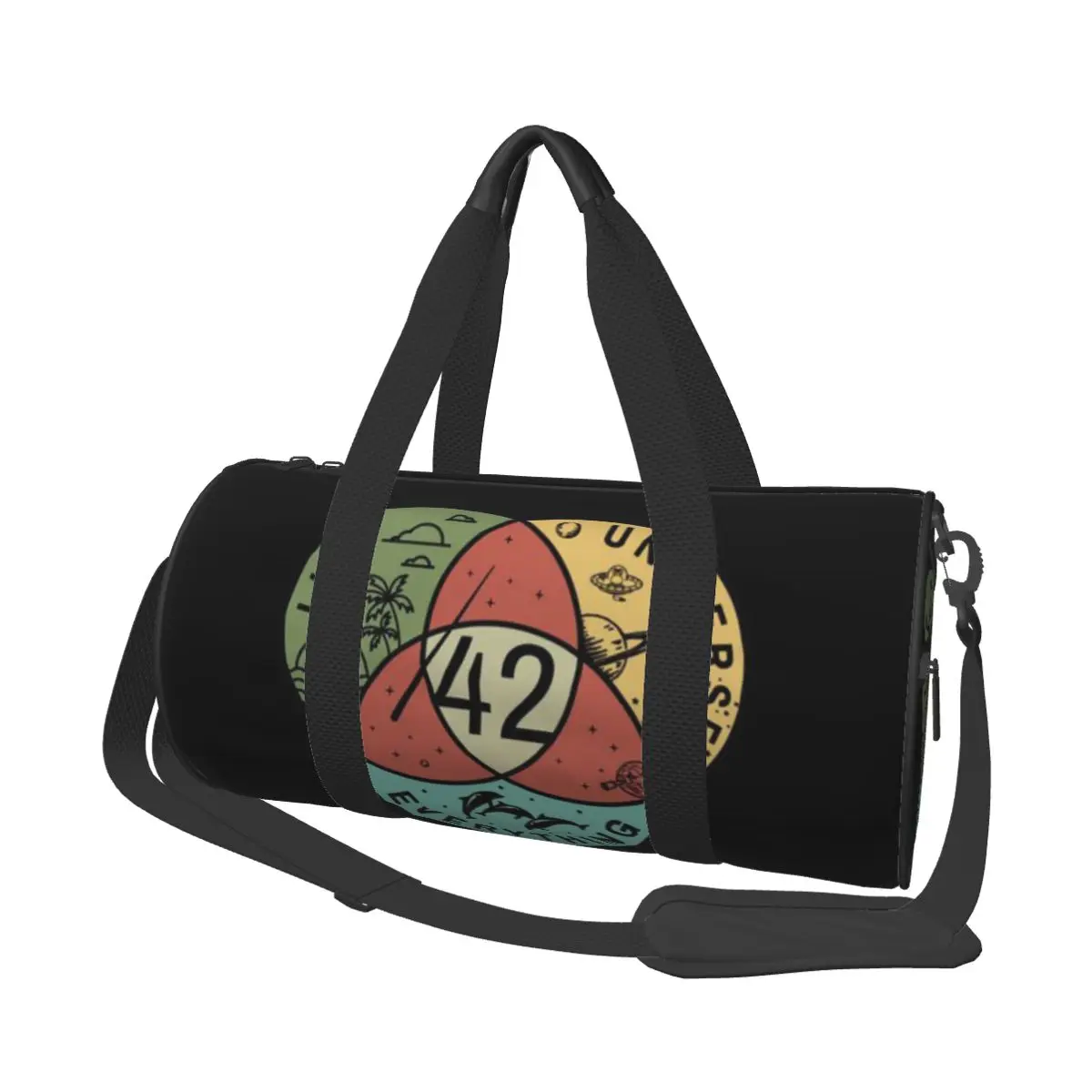 Hot Sale Life The Universe And Everything Venn Diagram Travel bag Camping Trip Travel Festival Bag