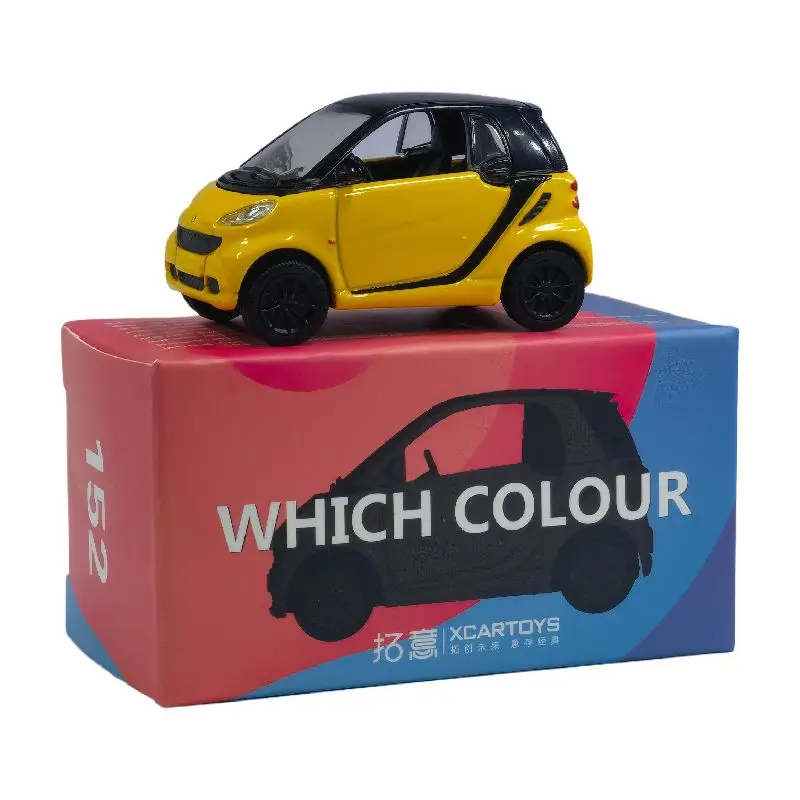 Xcartoys 1/64 modelo de carro inteligente liga inteligente diecasts metal modelo de carro em miniatura brinquedo caixa cega coleção crianças presente decoração