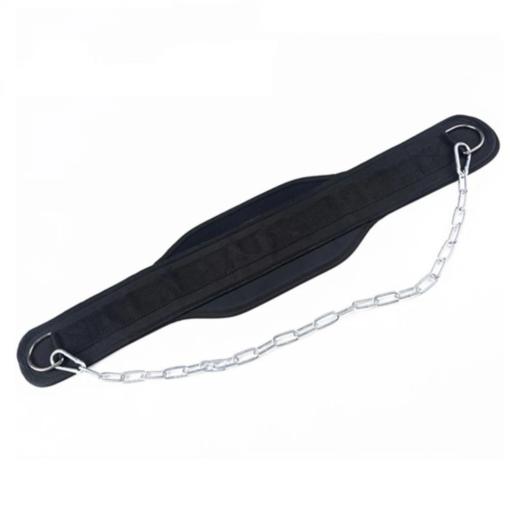 

Double Layers Weighted Pull-up Belt Adjustable Thicken Weight Lifting Belt Sturdy Comfortable Weighted Muscle-up Belt