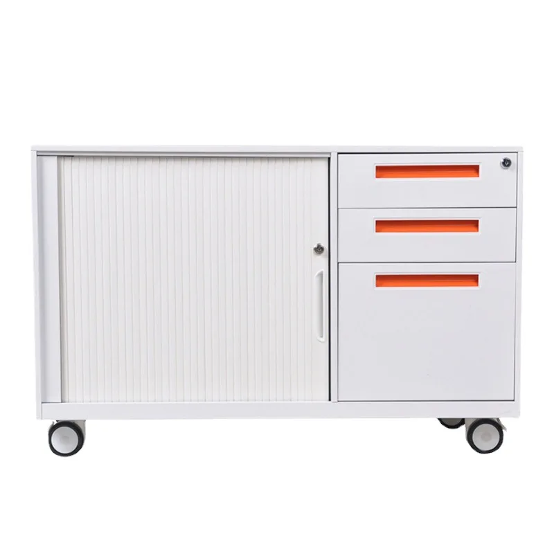 Desk side cabinet side cabinet, multi-function mobile filing cabinet, storage