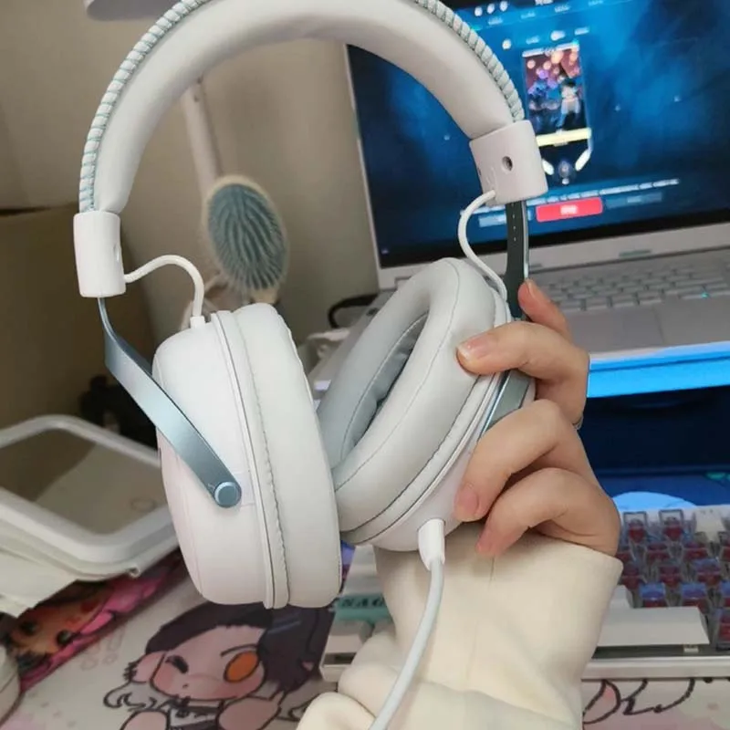 Mchose V9 Pro سماعة رأس رياضية إلكترونية مع ميكروفون ثلاثي الوضع للألعاب USB لاسلكي 7.1 قناة صوت محيطي سماعات صوت محمولة هدية