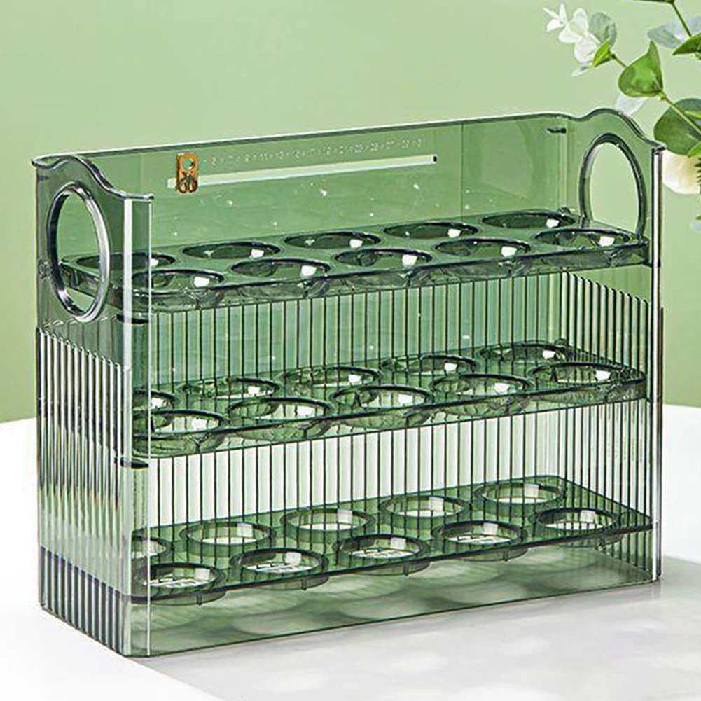 Kotak penyimpanan telur 30 kis - Rattan Tray Handle ulasan dan harga