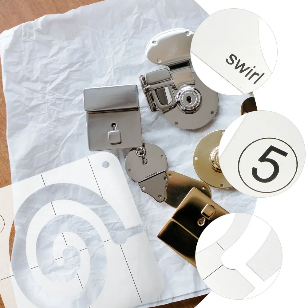 

2 Pcs Piping Patchwork Ruler Template Stencils and Templates Sewing Acrylic Durable Fabric