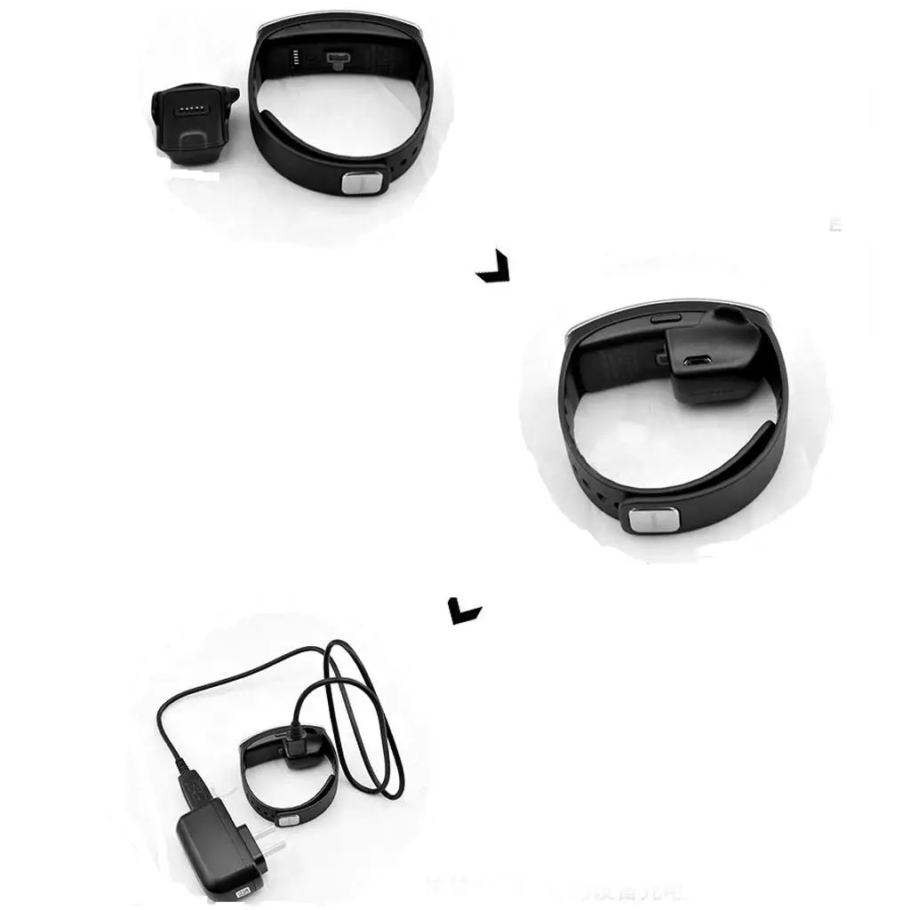 Lightweight Portable Charger Dock for Gear Fit R350 Magnetic Charging Adapter USB Cradle Cable