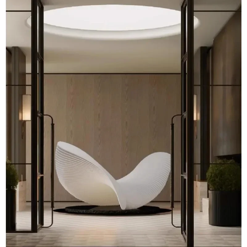 

Modern minimalist abstract sculpture ornament