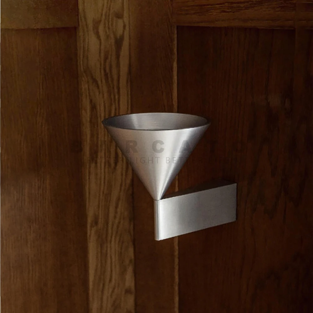 Design Wall Lights Home Decorations Sliver Small 7W LED Wall Lamp Geometry Wall Mirrors Lighting Lamps Living Room Light Fixture