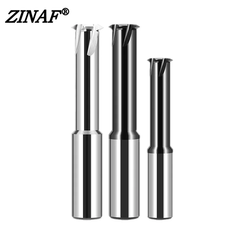 1 Tooth Single tooth thread milling cutter M1 M1.2 M1.6 M1.8 M2 M3 M4 M5 M6 M8 M10 M12 CNC mills Cutter Machine Solid Carbide