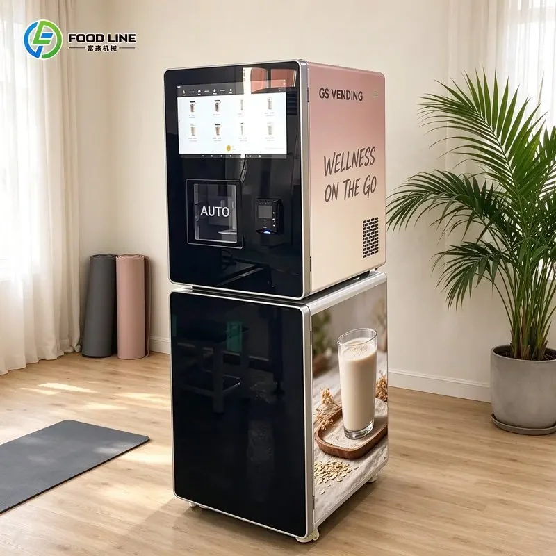 Protein Shake Vending Machines Support Multiple Payment Methods Automatic Compatible Gyms Domestically FL Customized