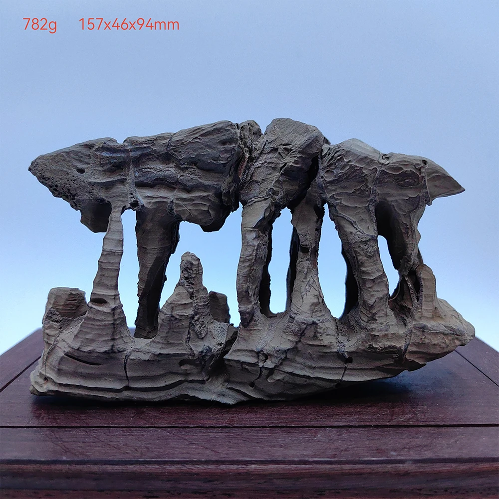 Mountain Rock Reiki Asian Natural Stone Bronzite Natural Precision Mountain Collect Stone Landscape Stone Gift  Stone Sculpture