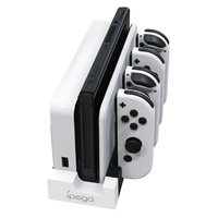 iPega PG-9186 Game Controller Charger Charging Dock Stand Station Holder for Switch Joy-Con Game Console with Indicator