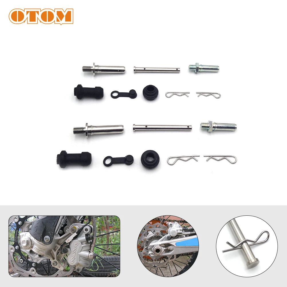 OTOM Motorcycle Brake Caliper Repair Kit Pit Dirt Bike Front Rear Brake Hydraulic Caliper Rebuild Parts For KTM EXC HUSQVARNA TE