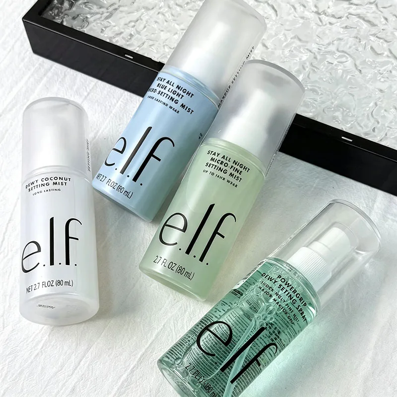 ELF Setting Spray Long Lasting Makeup Holding Moisturizing and Oil Control Prevent Makeup Sticking Fall Off Fast Film-forming
